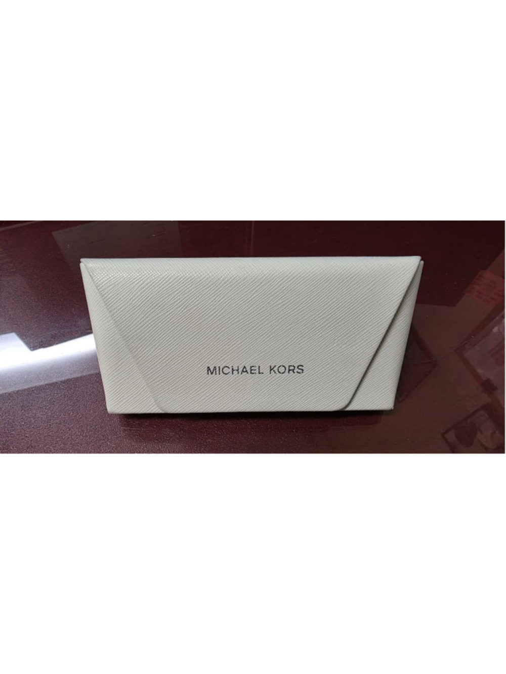 Women's Michael Kors Beige Sunglasses Case One Size